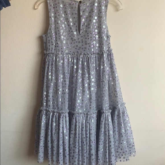 Crewcuts grey glittery dress - Picture 5 of 5